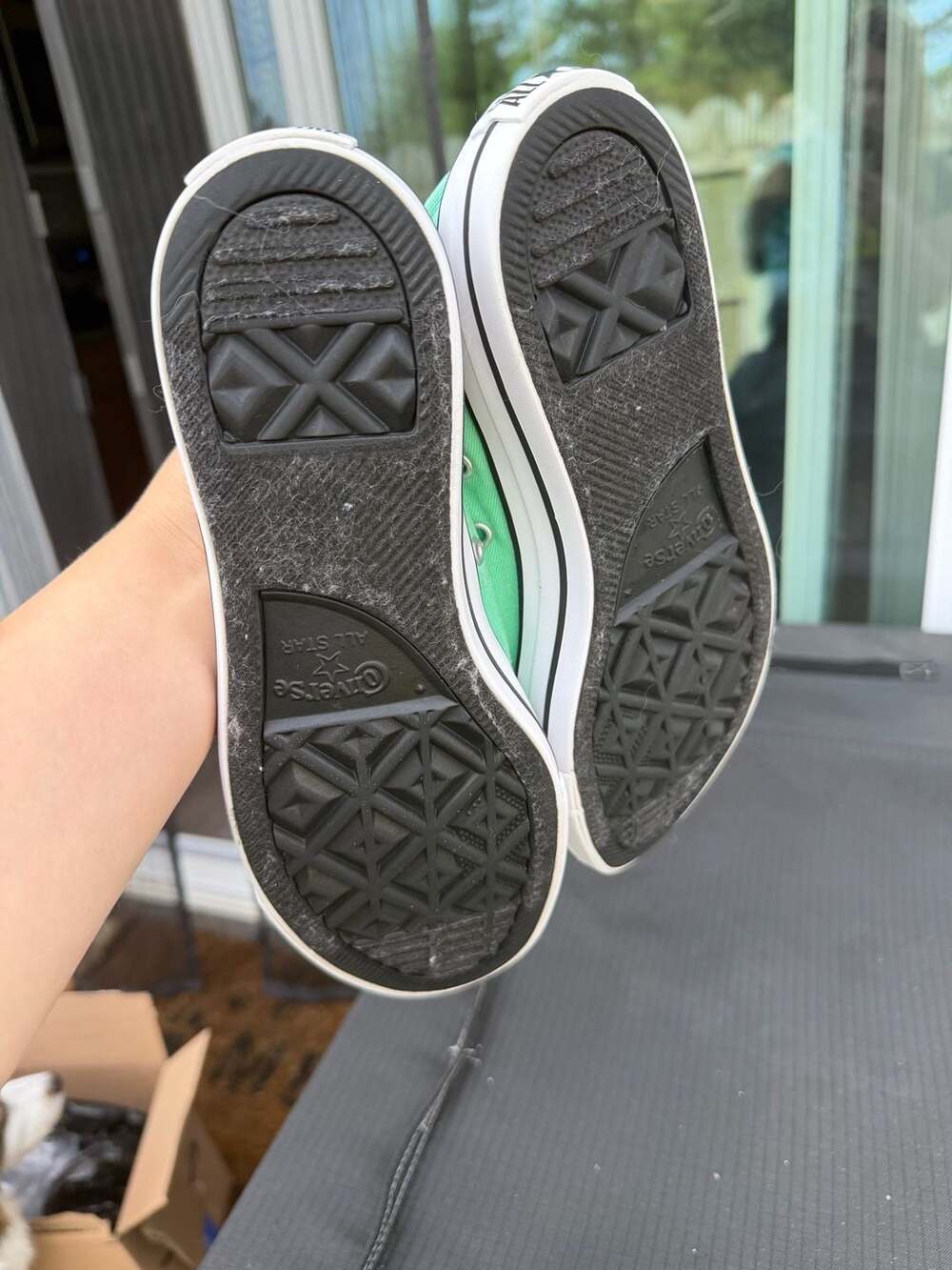 Converse Chuck Taylor All Star Shoreline Womens Slip-On Sneakers Green Glow 5566 - Picture 3 of 8